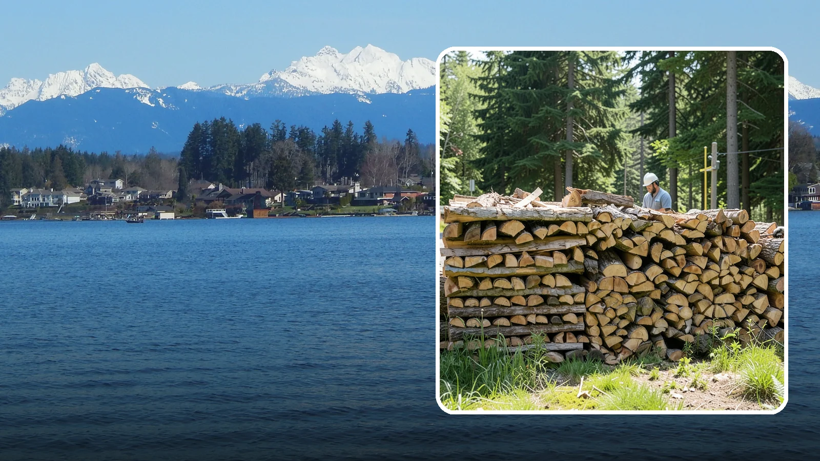 Wood Stove Firewood in Lake Stevens, Snohomish County, WA - Firewood cut and split to load efficiently into a wood stove for long, steady heat.