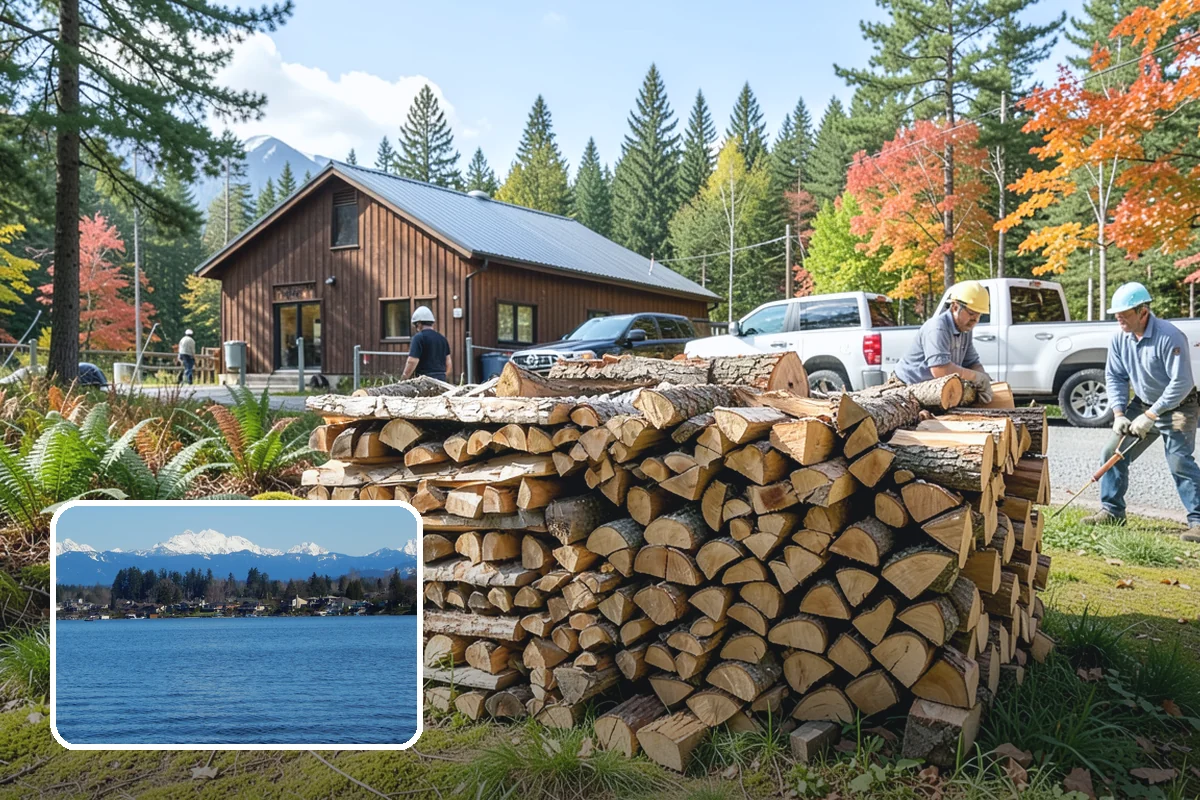 Wood Stove Firewood in Lake Stevens, Snohomish County, WA - Sized to pack the firebox efficiently
