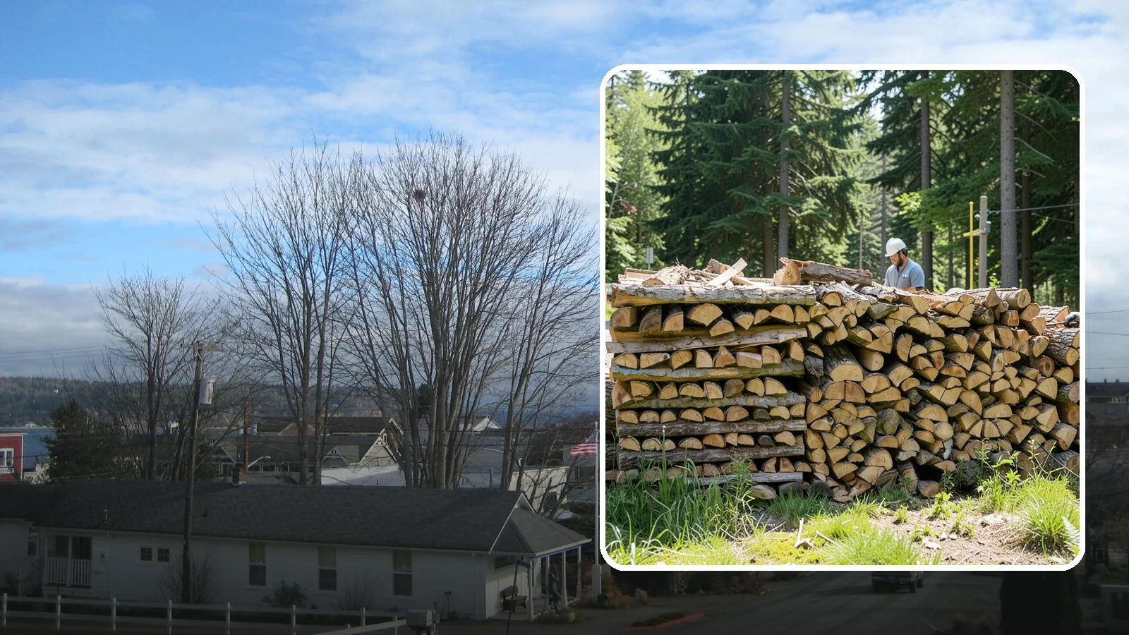 Wood Stove Firewood in Langley, WA - Firewood cut and split to load efficiently into a wood stove for long, steady heat.