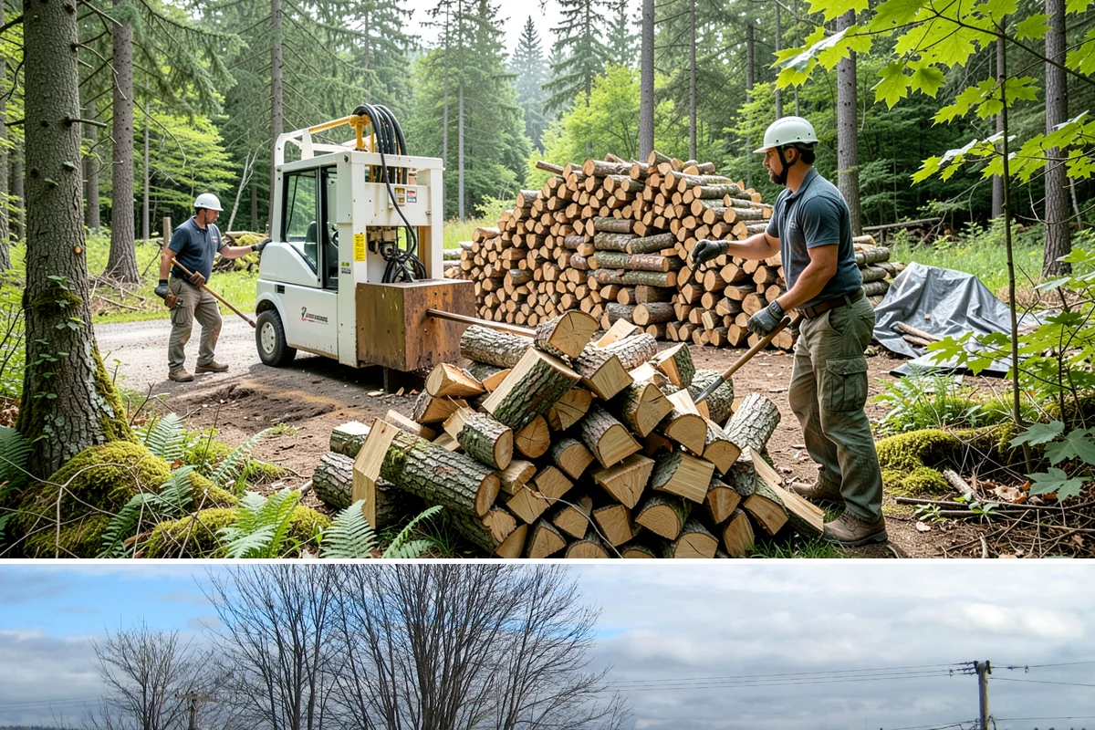 Wood Stove Firewood in Langley, WA - Stock wood-stove firewood by early fall so it is seasoned before heating season peaks.