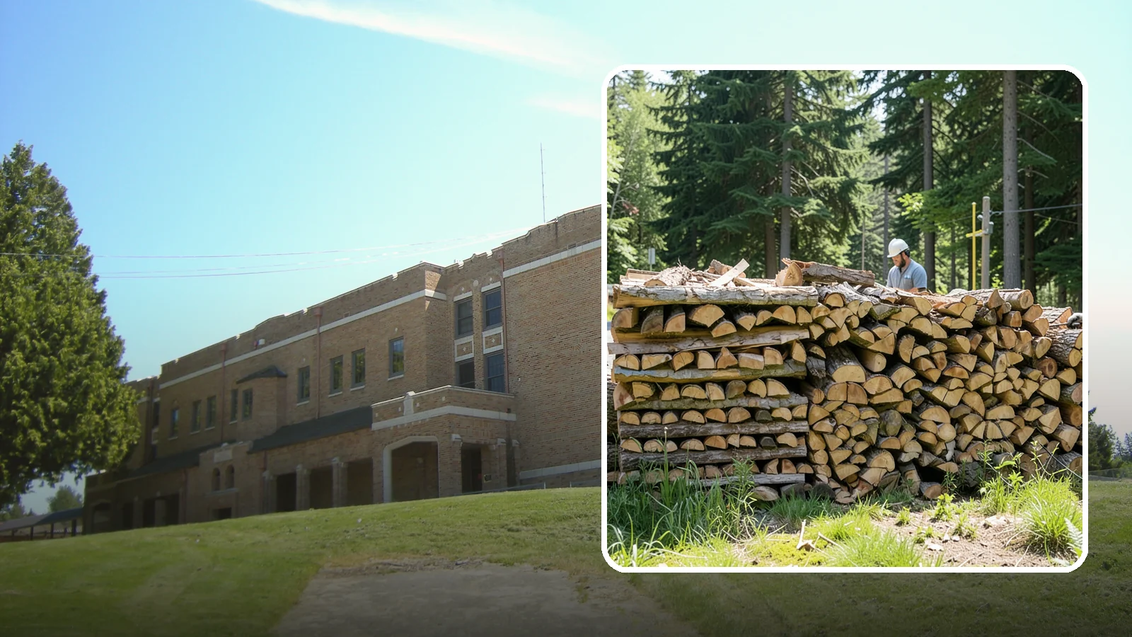 Wood Stove Firewood in Maple Valley, King County, WA - Firewood cut and split to load efficiently into a wood stove for long, steady heat.