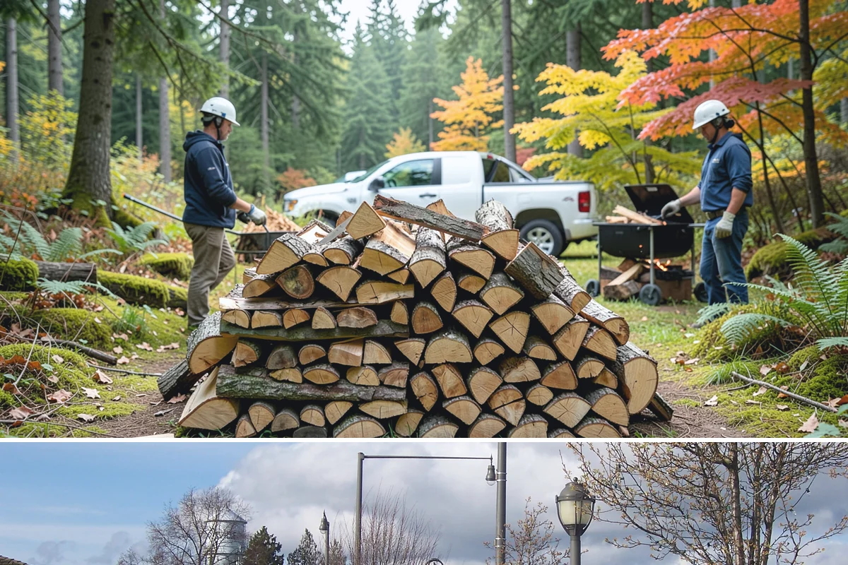 Wood Stove Firewood in Marysville, Snohomish County, WA - Stock wood-stove firewood by early fall so it is seasoned before heating season peaks.