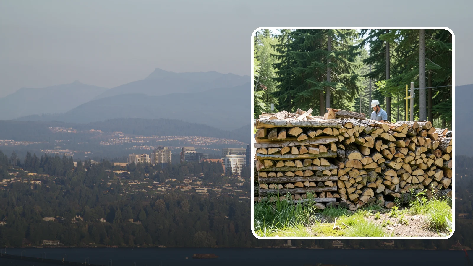 Wood Stove Firewood in Medina, King County, WA - Firewood cut and split to load efficiently into a wood stove for long, steady heat.