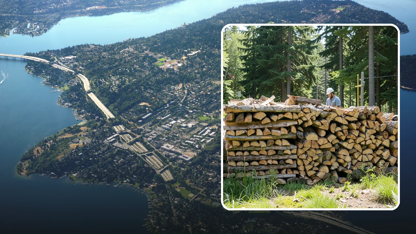 Wood Stove Firewood in Mercer Island, King County, WA - Firewood cut and split to load efficiently into a wood stove for long, steady heat.