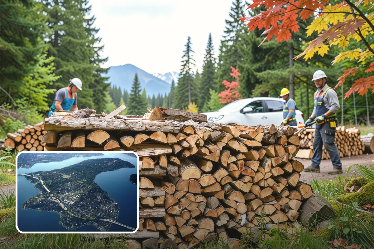 Wood Stove Firewood in Mercer Island, King County, WA - Sized to pack the firebox efficiently