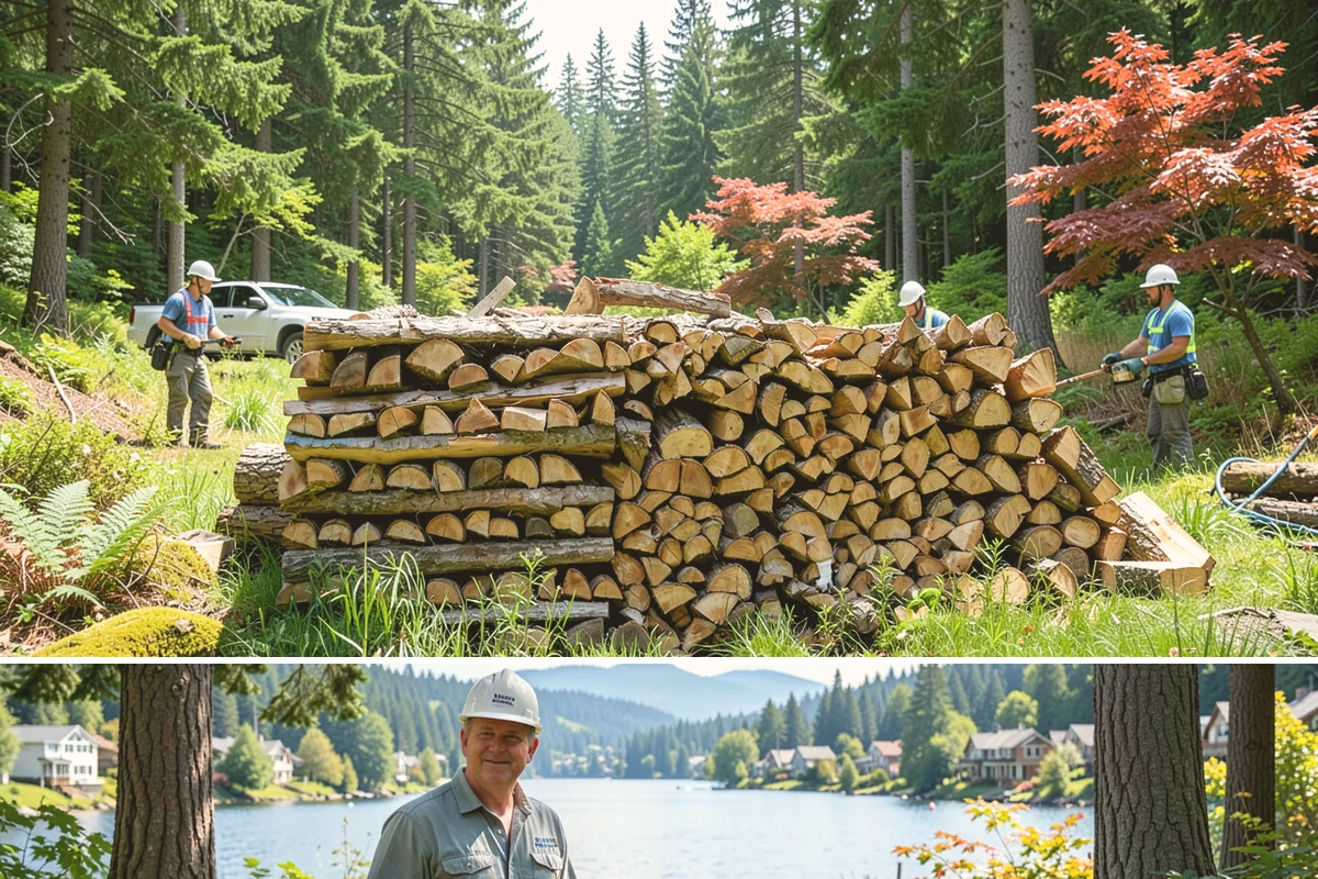 Wood Stove Firewood in Milton, King County, WA - Stock wood-stove firewood by early fall so it is seasoned before heating season peaks.