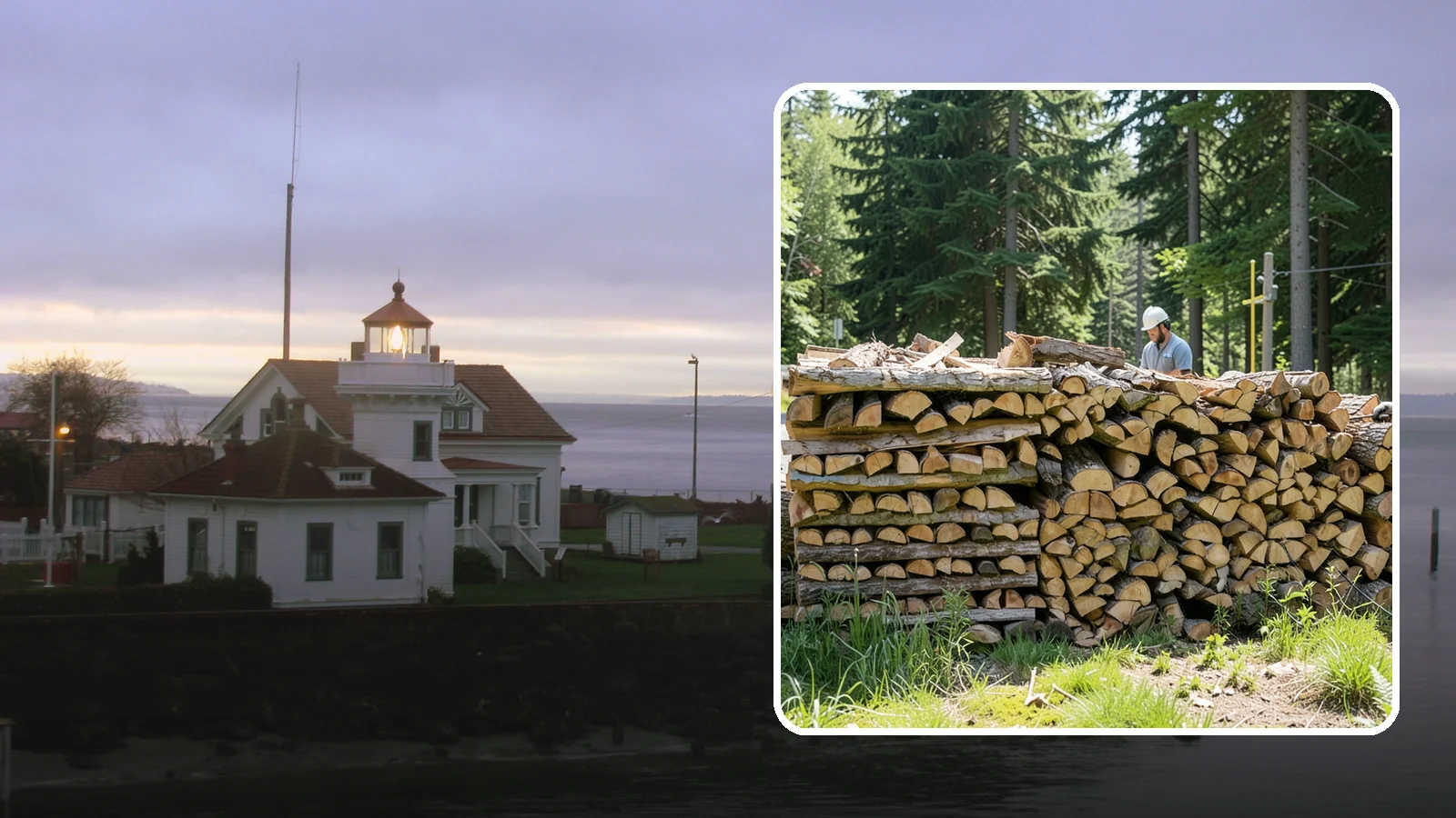 Wood Stove Firewood in Mukilteo, Snohomish County, WA - Firewood cut and split to load efficiently into a wood stove for long, steady heat.