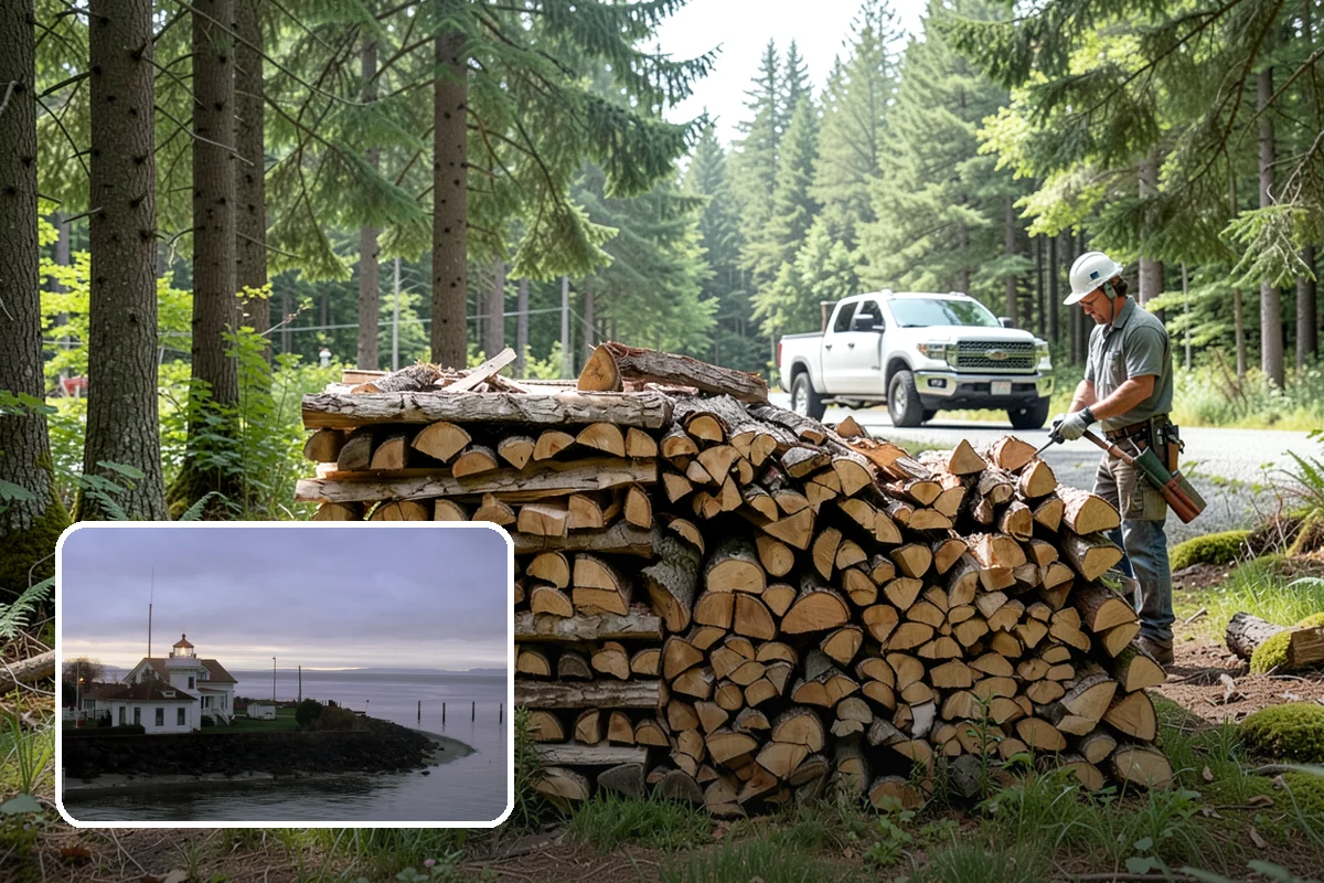 Wood Stove Firewood in Mukilteo, Snohomish County, WA - Sized to pack the firebox efficiently