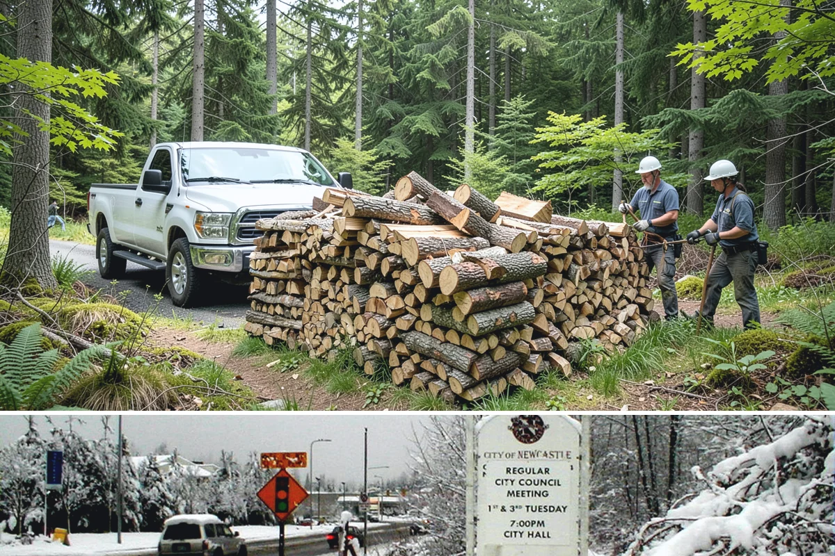 Wood Stove Firewood in Newcastle, King County, WA - Stock wood-stove firewood by early fall so it is seasoned before heating season peaks.
