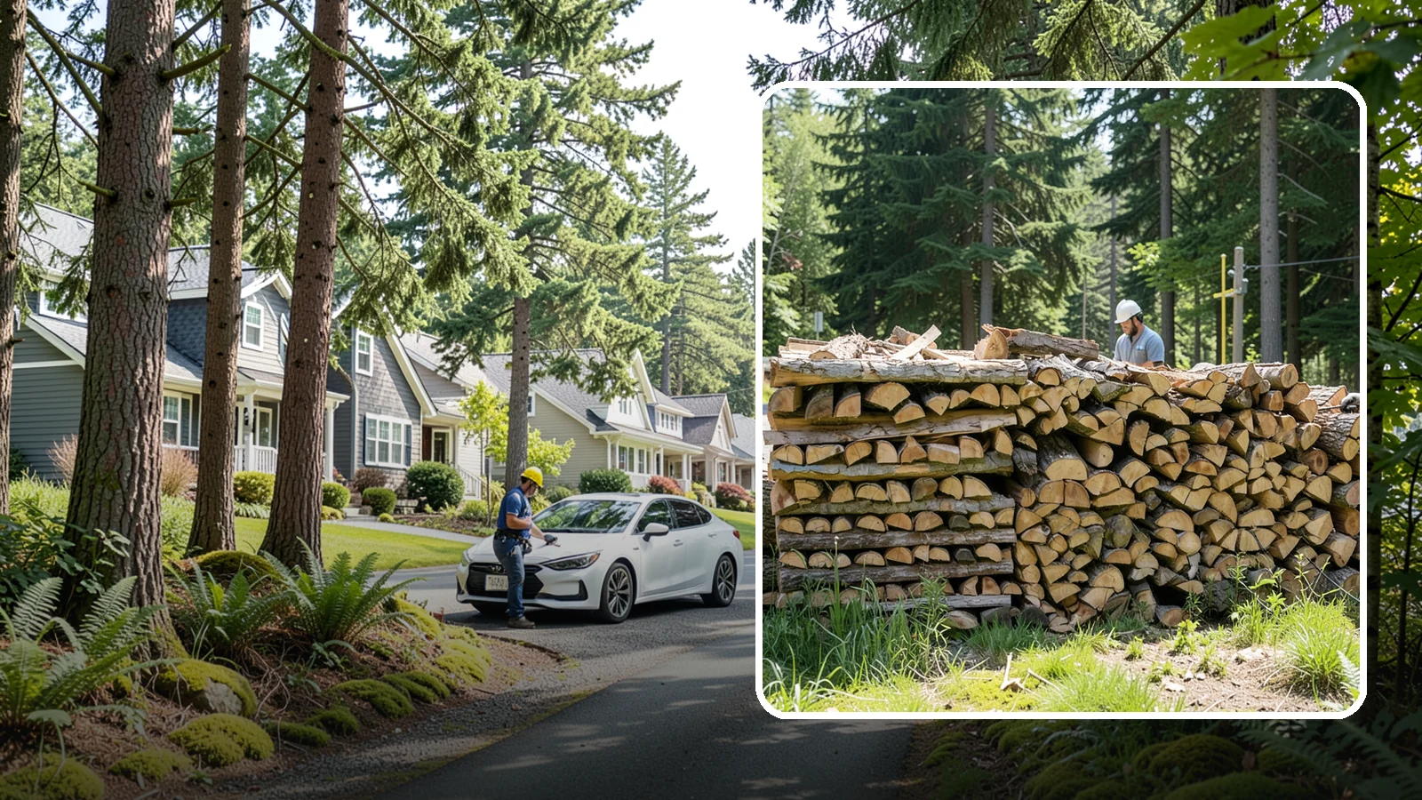 Wood Stove Firewood in Normandy Park, King County, WA - Firewood cut and split to load efficiently into a wood stove for long, steady heat.