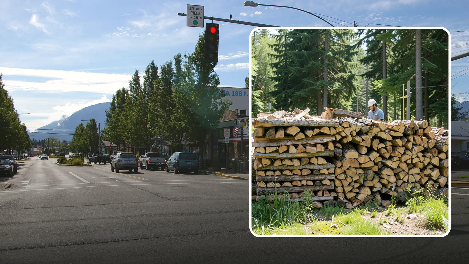 Wood Stove Firewood in North Bend, King County, WA - Firewood cut and split to load efficiently into a wood stove for long, steady heat.