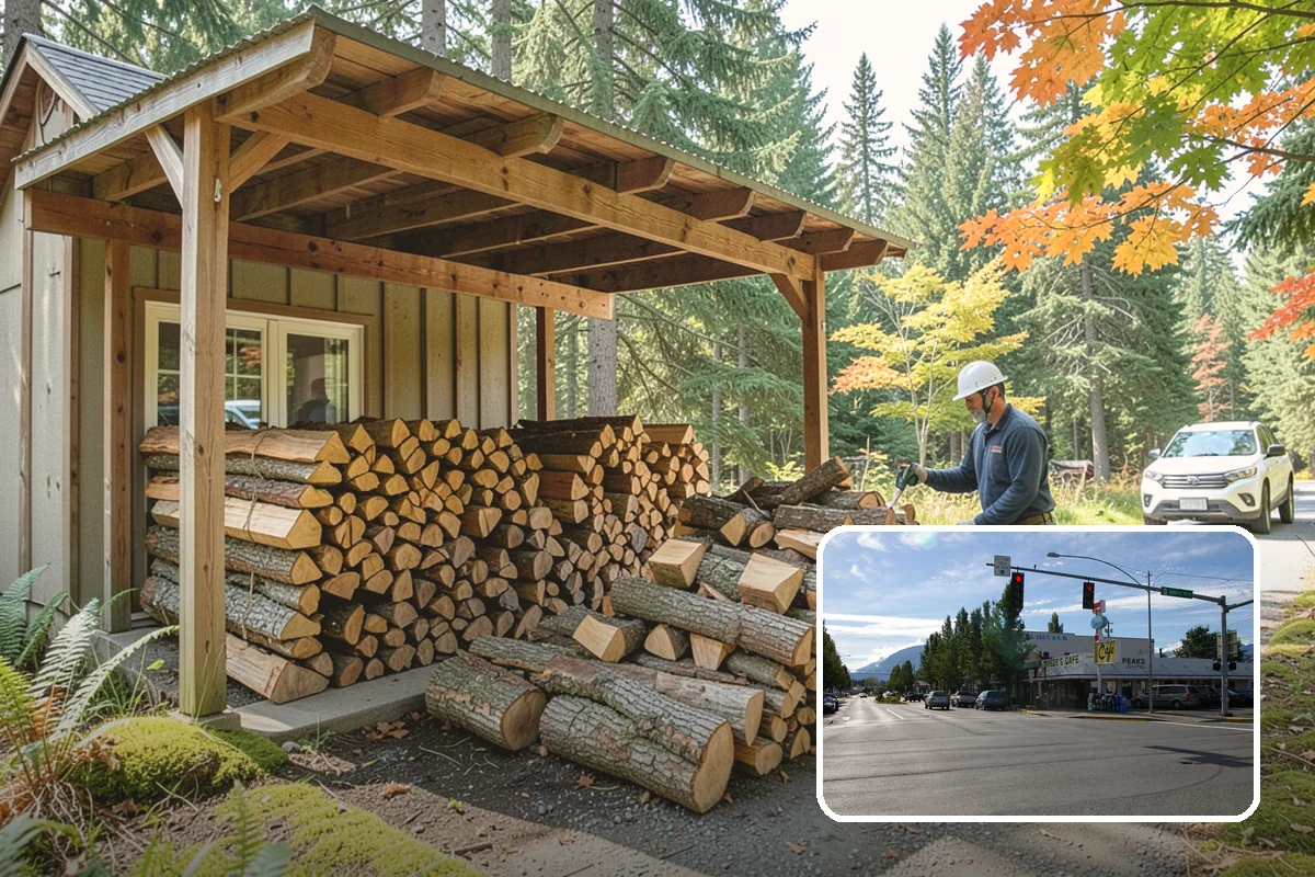 Wood Stove Firewood in North Bend, King County, WA - Sized to pack the firebox efficiently