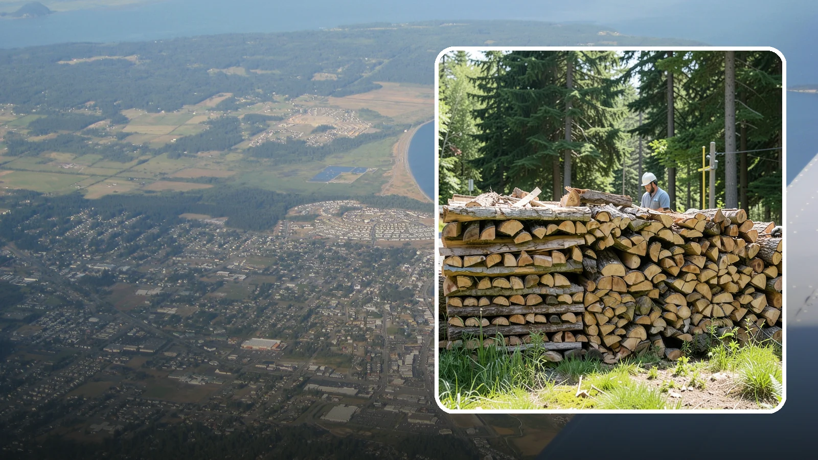 Wood Stove Firewood in Oak Harbor, Island County, WA - Firewood cut and split to load efficiently into a wood stove for long, steady heat.