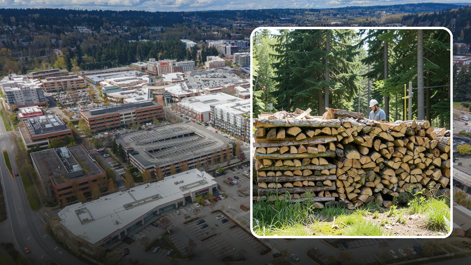 Wood Stove Firewood in Redmond, King County, WA - Firewood cut and split to load efficiently into a wood stove for long, steady heat.