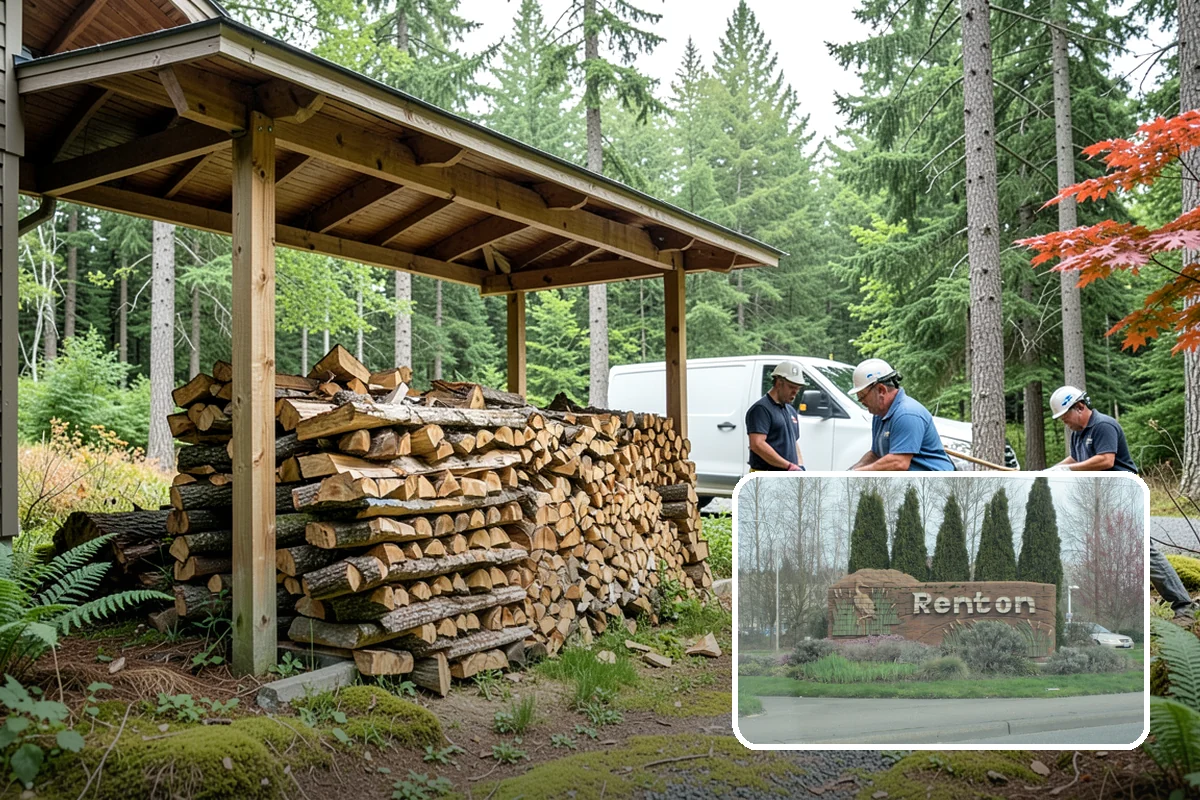 Wood Stove Firewood in Renton, King County, WA - Sized to pack the firebox efficiently