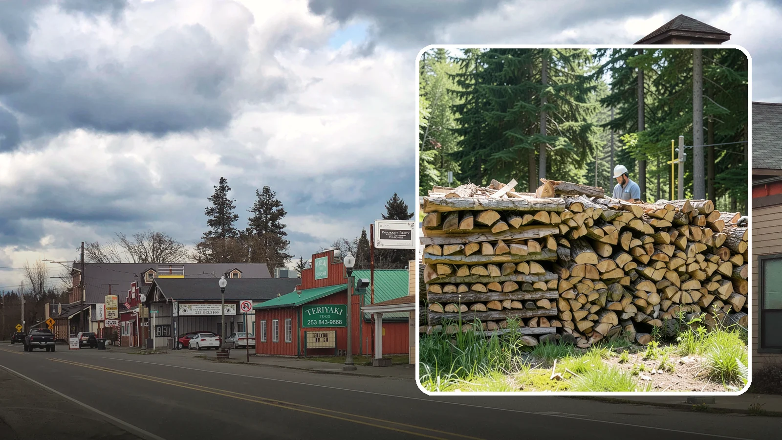 Wood Stove Firewood in Roy, Pierce County, WA - Firewood cut and split to load efficiently into a wood stove for long, steady heat.