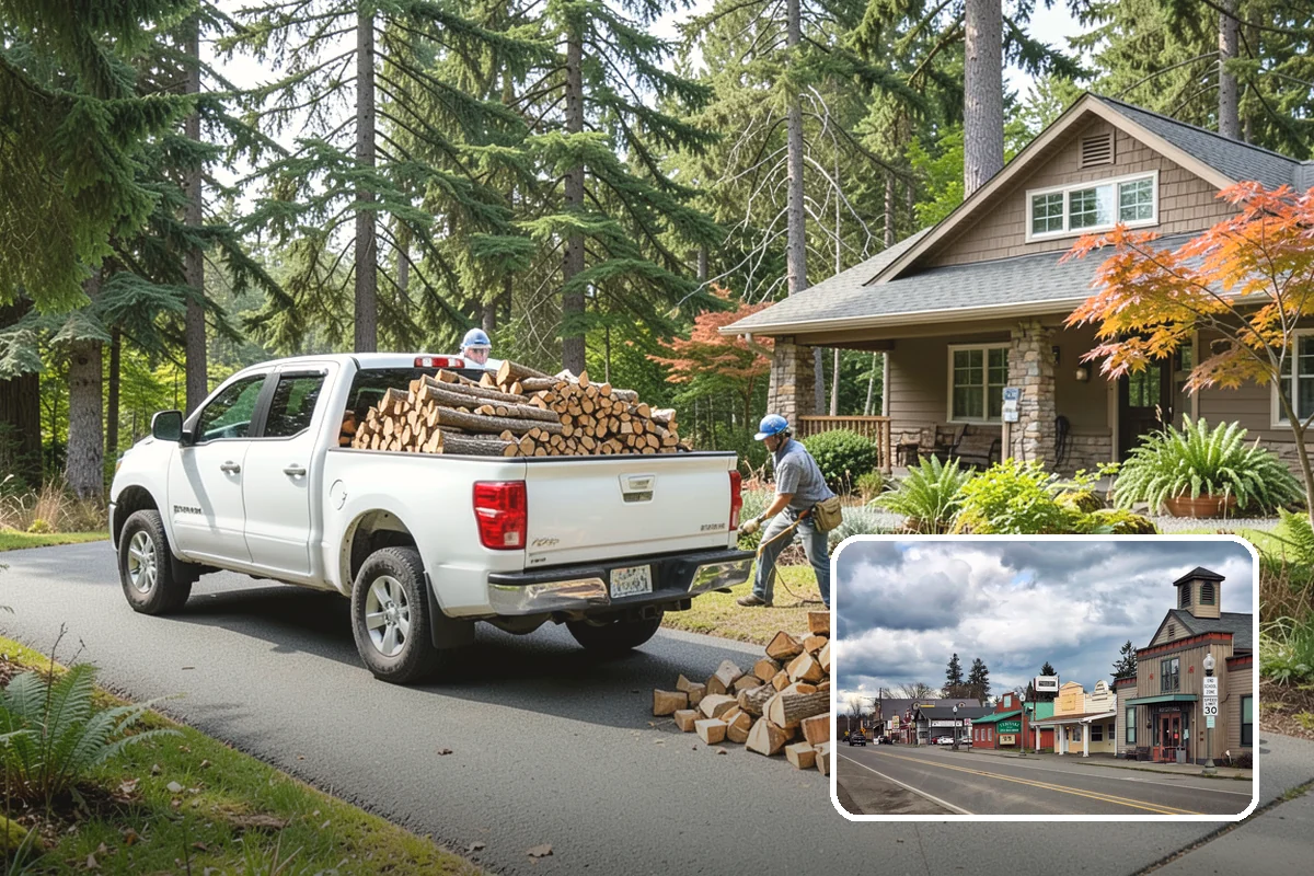 Wood Stove Firewood in Roy, Pierce County, WA - Sized to pack the firebox efficiently