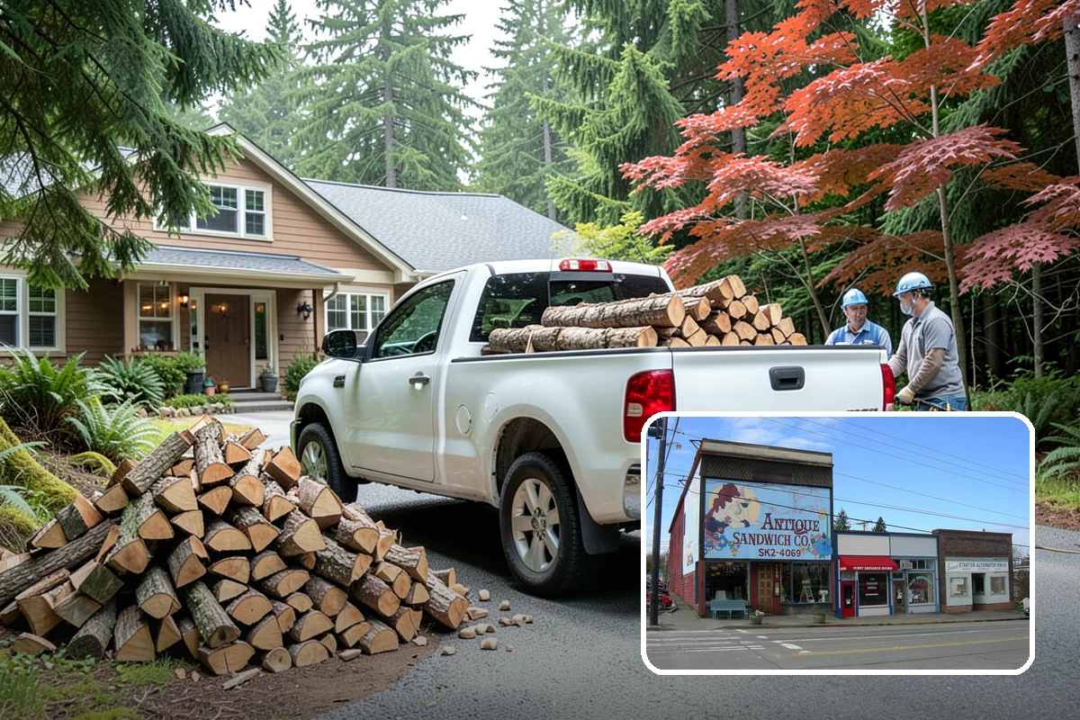 Wood Stove Firewood in Ruston, Pierce County, WA - Sized to pack the firebox efficiently