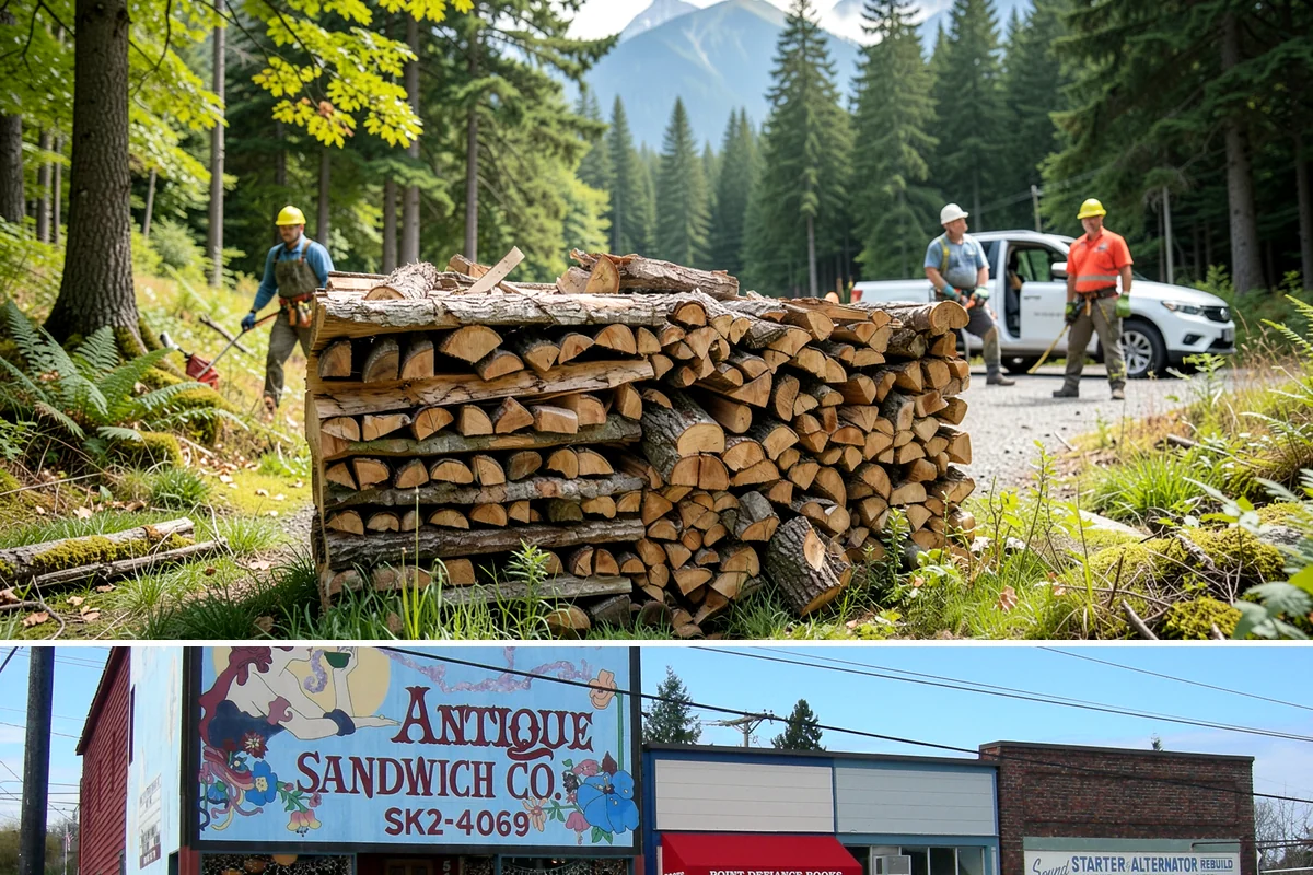 Wood Stove Firewood in Ruston, Pierce County, WA - Stock wood-stove firewood by early fall so it is seasoned before heating season peaks.