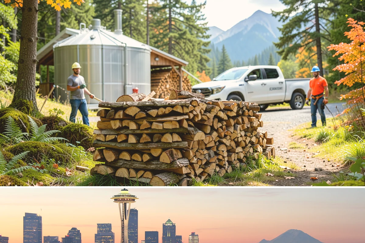 Wood Stove Firewood in Seattle, King County, WA - Stock wood-stove firewood by early fall so it is seasoned before heating season peaks.