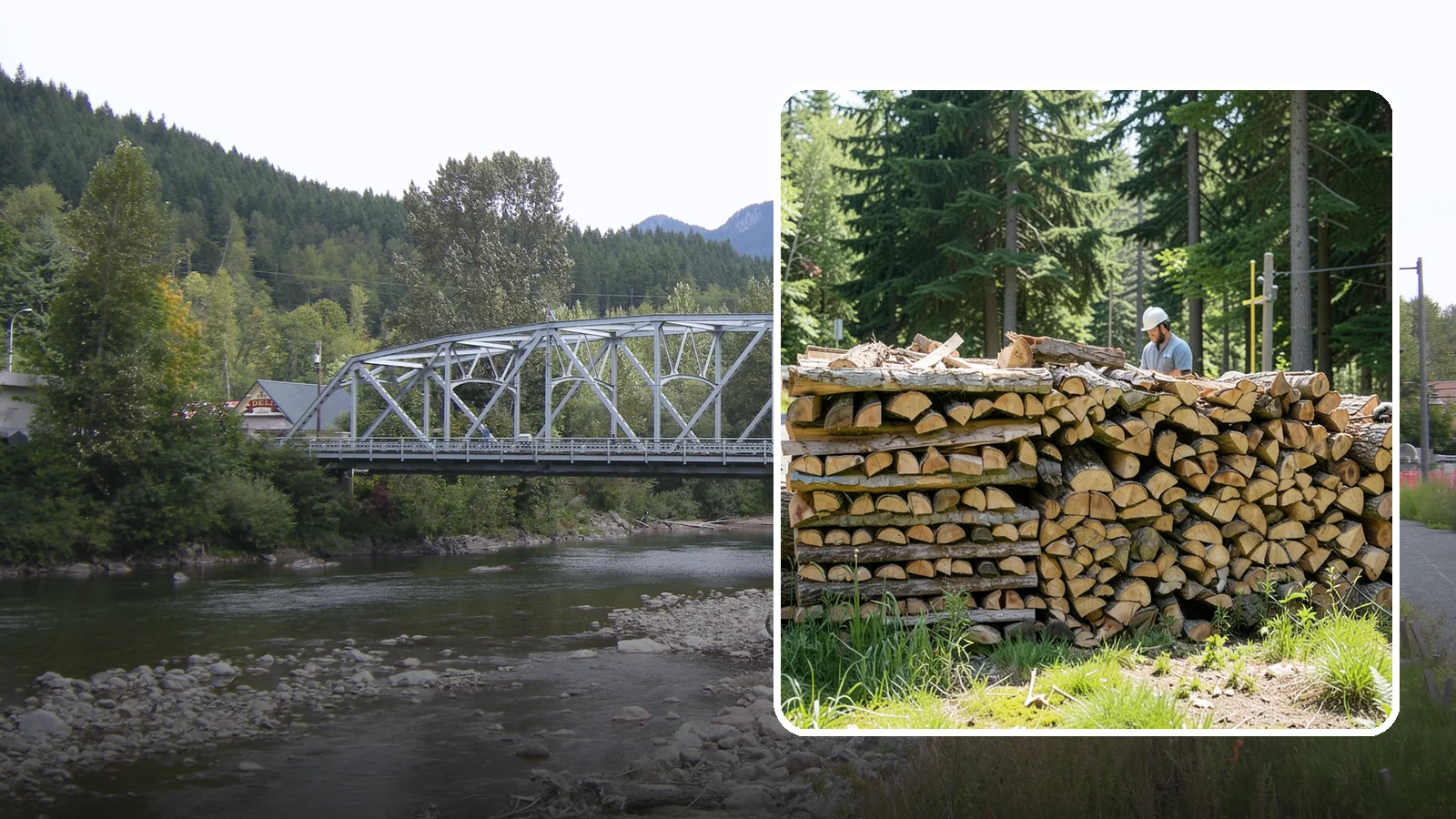 Wood Stove Firewood in Skykomish, King County, WA - Firewood cut and split to load efficiently into a wood stove for long, steady heat.