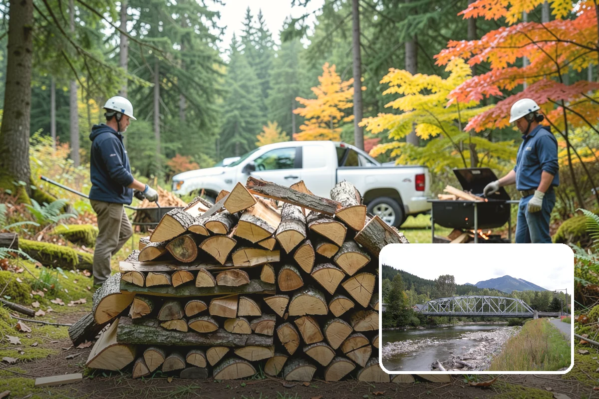 Wood Stove Firewood in Skykomish, King County, WA - Sized to pack the firebox efficiently
