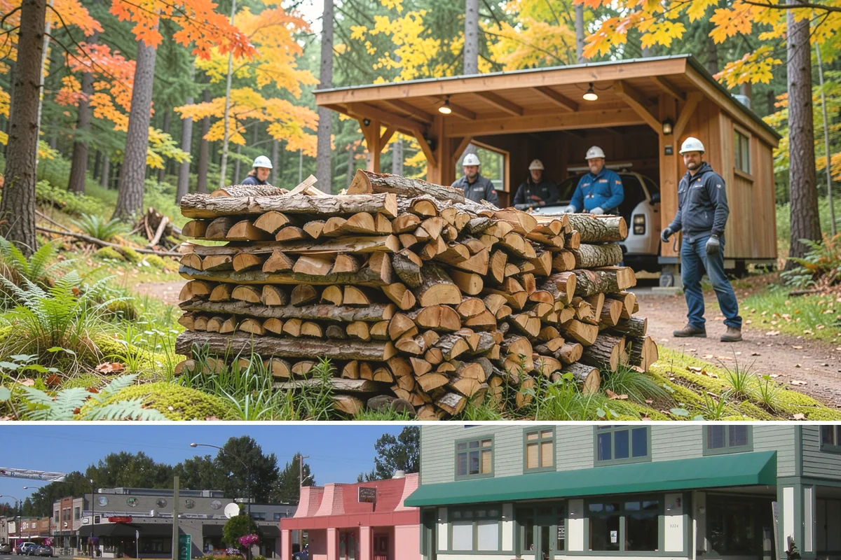 Wood Stove Firewood in Snoqualmie, King County, WA - Stock wood-stove firewood by early fall so it is seasoned before heating season peaks.