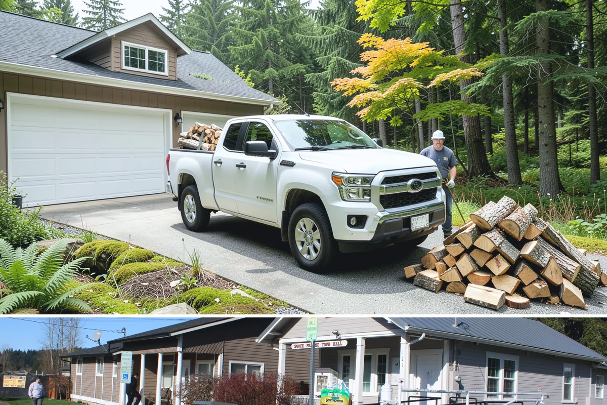 Wood Stove Firewood in South Prairie, Pierce County, WA - Stock wood-stove firewood by early fall so it is seasoned before heating season peaks.