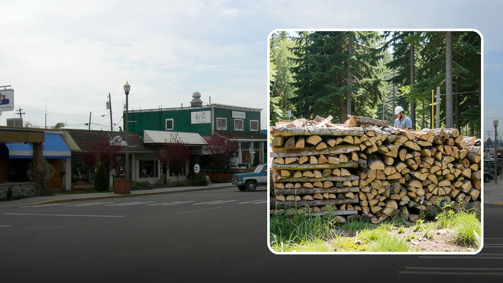 Wood Stove Firewood in Stanwood, Snohomish County, WA - Firewood cut and split to load efficiently into a wood stove for long, steady heat.