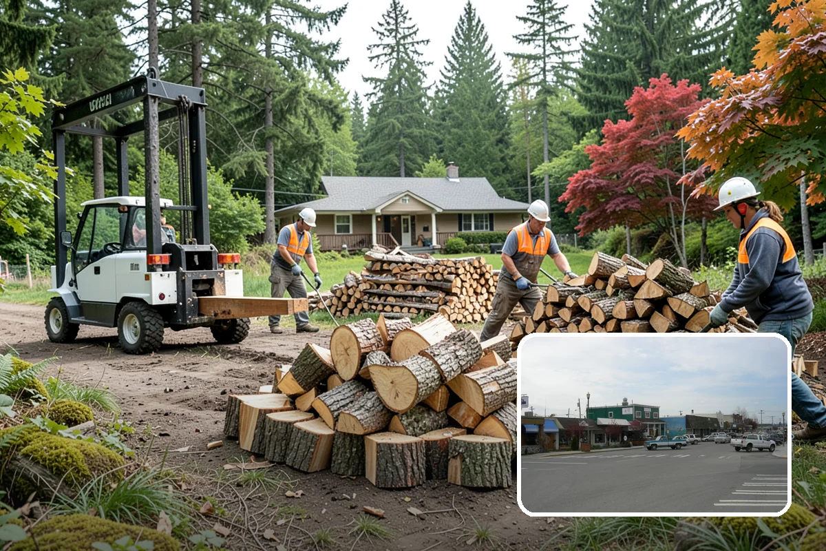 Wood Stove Firewood in Stanwood, Snohomish County, WA - Sized to pack the firebox efficiently