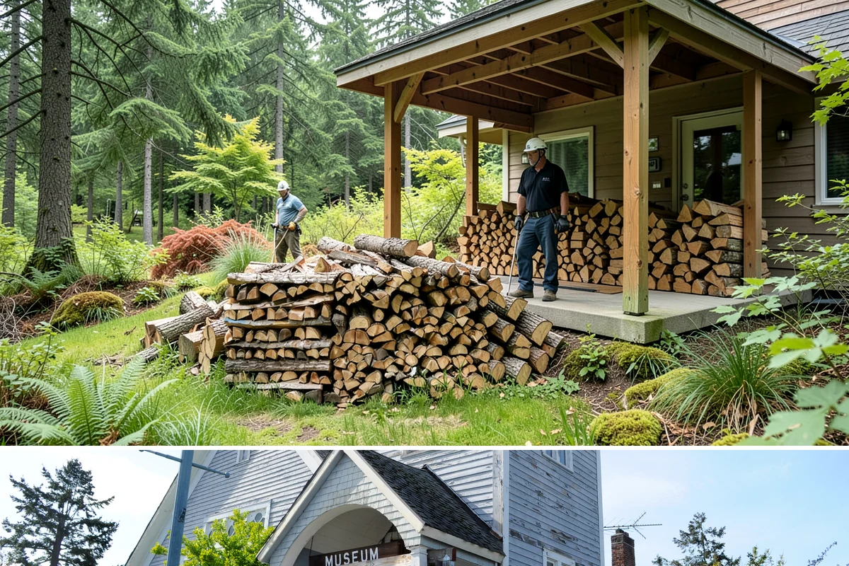 Wood Stove Firewood in Steilacoom, Pierce County, WA - Stock wood-stove firewood by early fall so it is seasoned before heating season peaks.