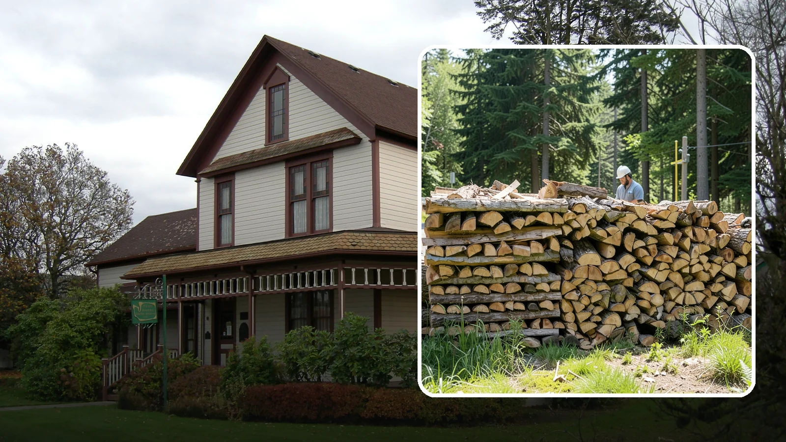 Wood Stove Firewood in Sumner, Pierce County, WA - Firewood cut and split to load efficiently into a wood stove for long, steady heat.