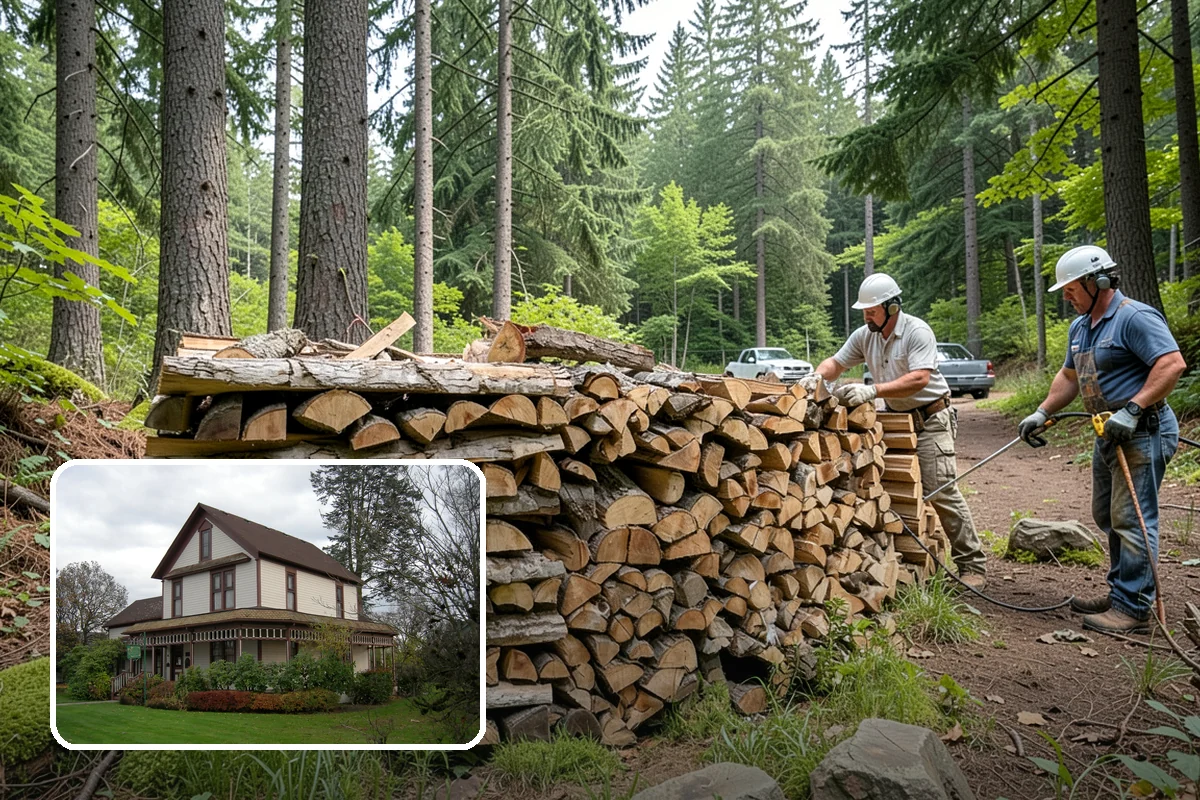 Wood Stove Firewood in Sumner, Pierce County, WA - Sized to pack the firebox efficiently