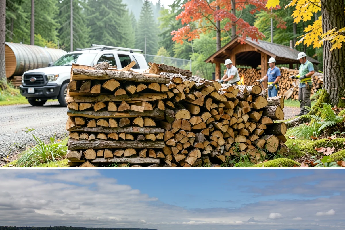 Wood Stove Firewood in University Place, Pierce County, WA - Stock wood-stove firewood by early fall so it is seasoned before heating season peaks.