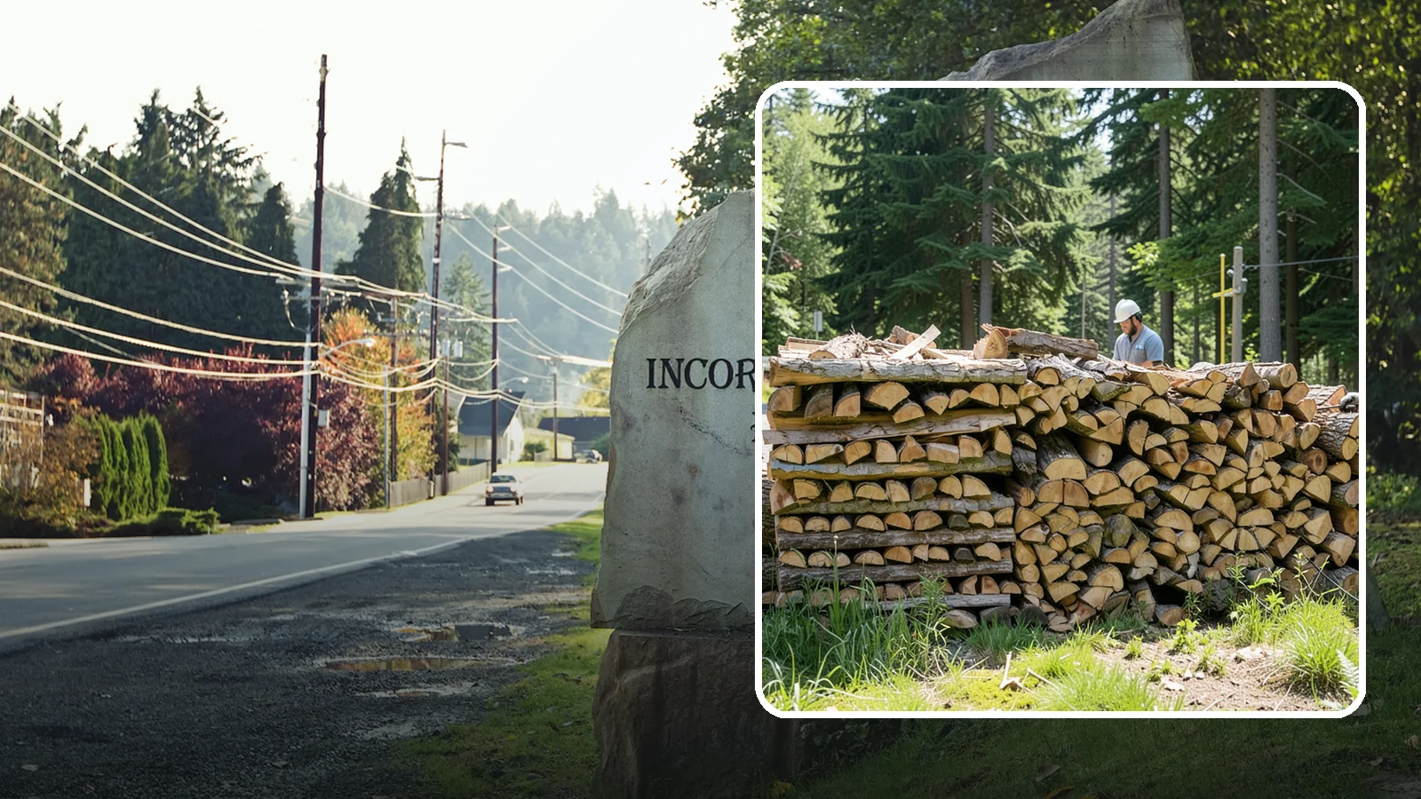 Wood Stove Firewood in Wilkeson, Pierce County, WA - Firewood cut and split to load efficiently into a wood stove for long, steady heat.