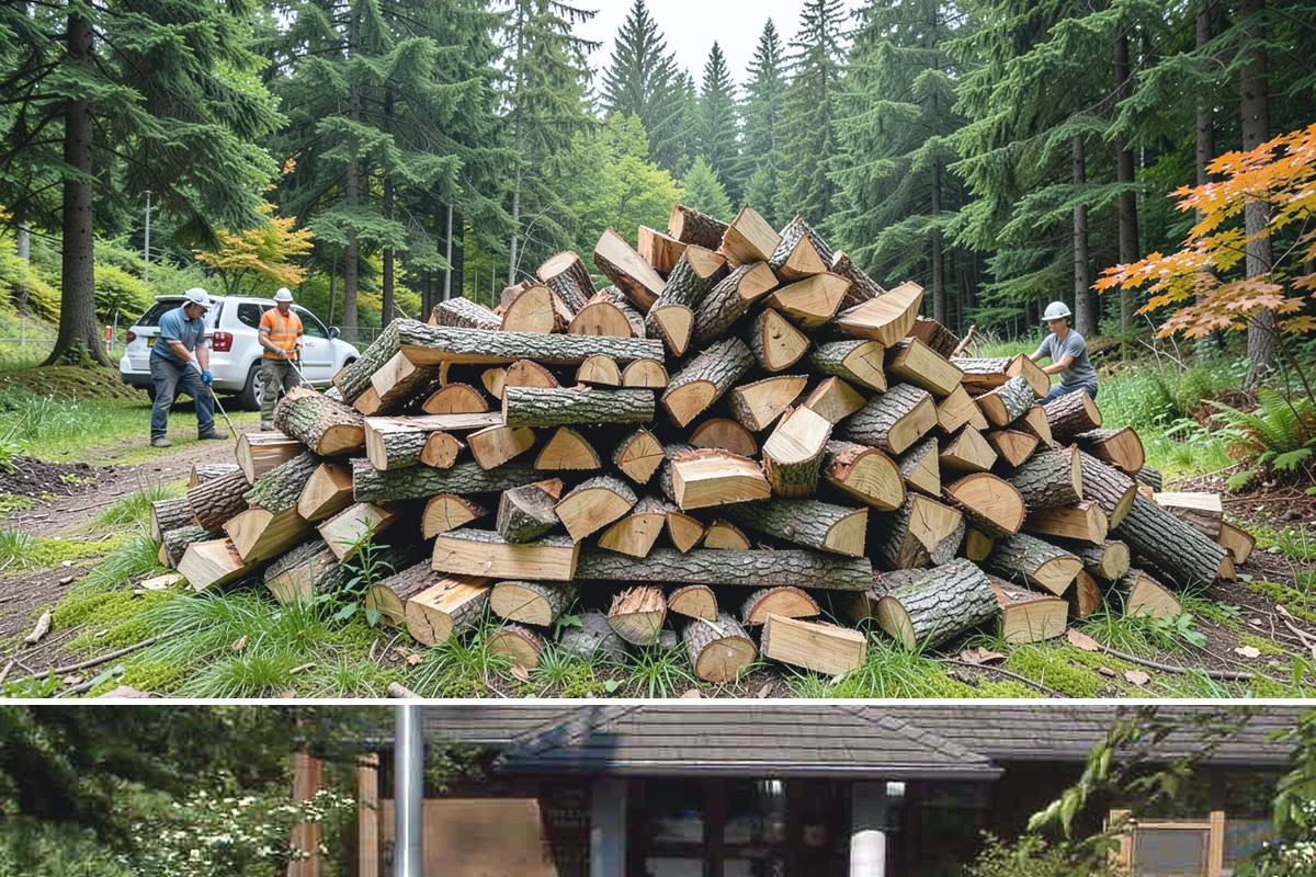 Wood Stove Firewood in Yarrow Point, King County, WA - Stock wood-stove firewood by early fall so it is seasoned before heating season peaks.
