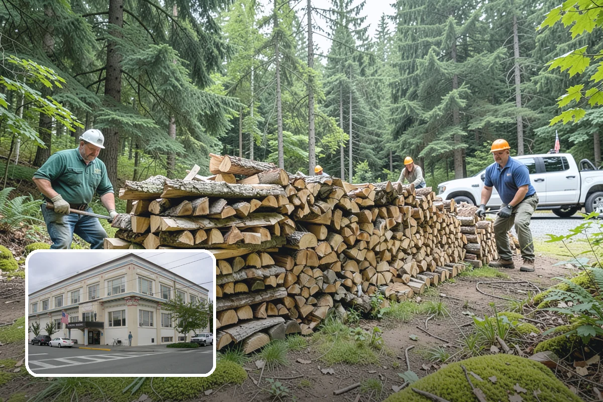 Woodshed Cleanup in Anacortes, Skagit County, WA - Restores proper airflow for drier stored wood