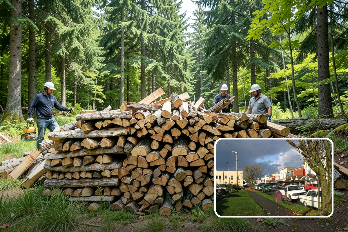 Woodshed Cleanup in Arlington, Snohomish County, WA - Restores proper airflow for drier stored wood