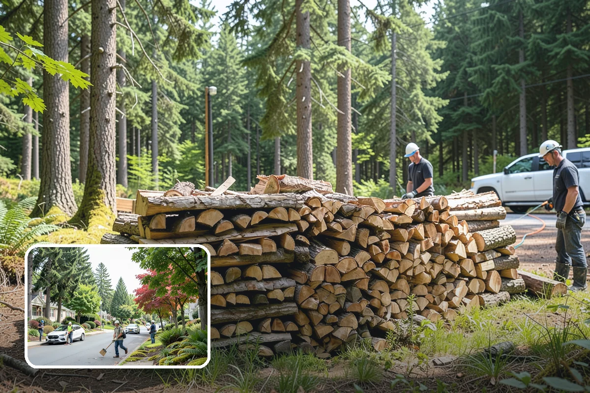 Woodshed Cleanup in Beaux Arts Village, King County, WA - Restores proper airflow for drier stored wood