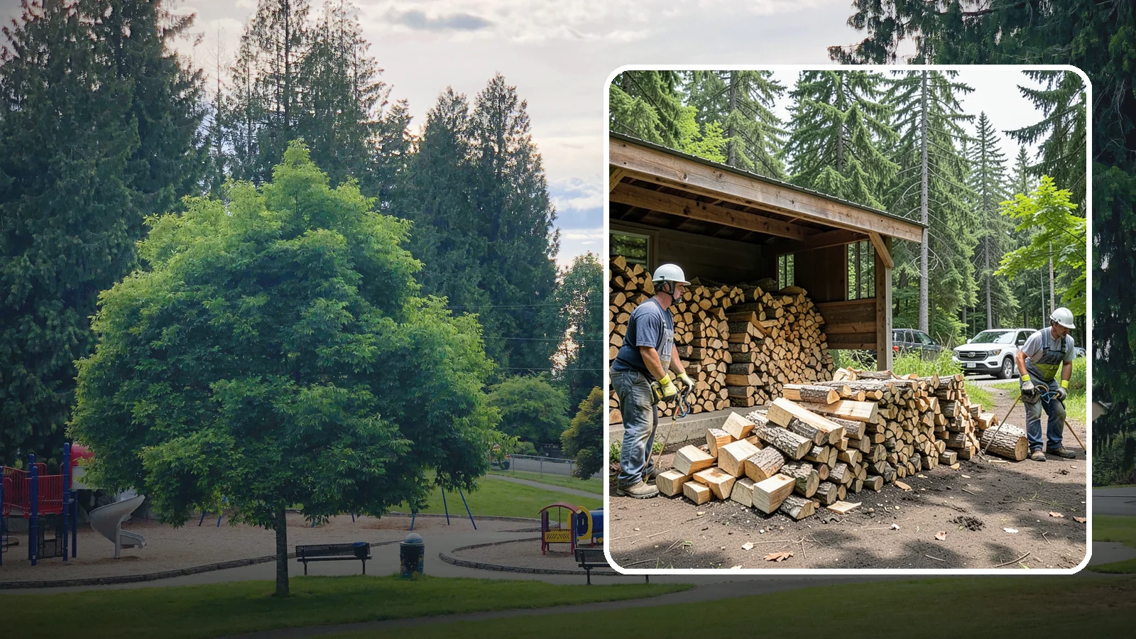 Woodshed Cleanup in Bonney Lake, Pierce County, WA - We clear out and tidy your woodshed, removing debris, old scraps, and buildup so it stores wood properly again.