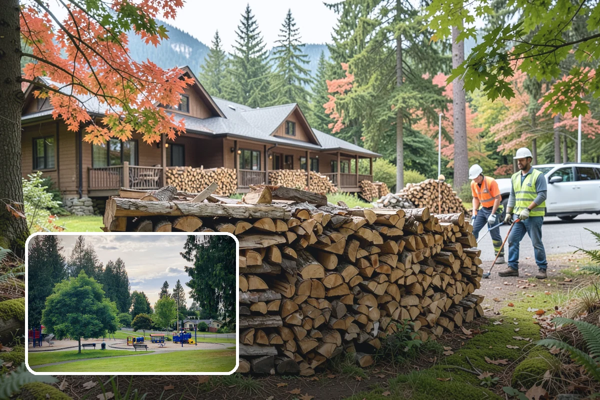 Woodshed Cleanup in Bonney Lake, Pierce County, WA - Restores proper airflow for drier stored wood