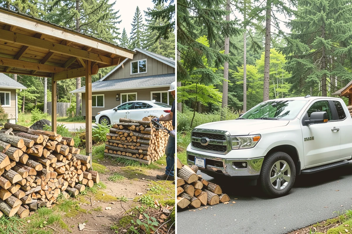 Woodshed Cleanup in Bothell, King County, WA - Empty loose debris, old scraps, and clutter from the shed