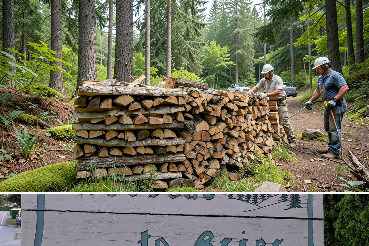Woodshed Cleanup in Brier, Snohomish County, WA - Late summer or early fall is best, clearing the shed before it fills for the burning season.
