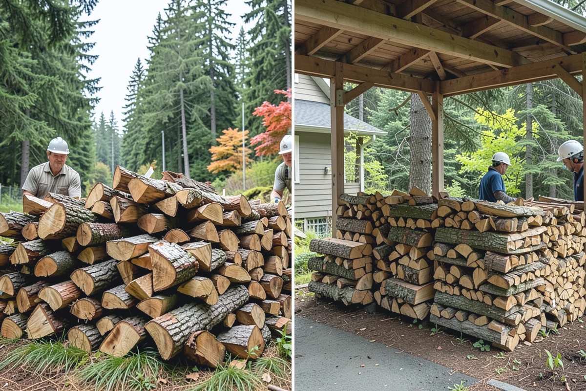 Woodshed Cleanup in Buckley, Pierce County, WA - Empty loose debris, old scraps, and clutter from the shed