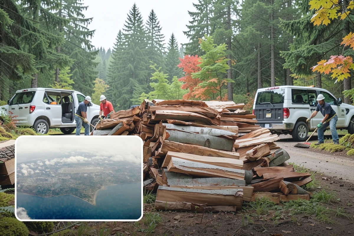 Woodshed Cleanup in Burien, King County, WA - Restores proper airflow for drier stored wood