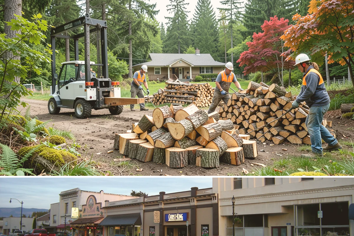 Woodshed Cleanup in Burlington, Skagit County, WA - Late summer or early fall is best, clearing the shed before it fills for the burning season.