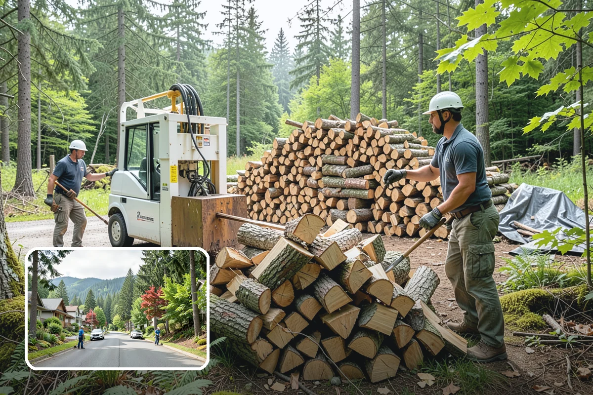Woodshed Cleanup in Darrington, Snohomish County, WA - Restores proper airflow for drier stored wood