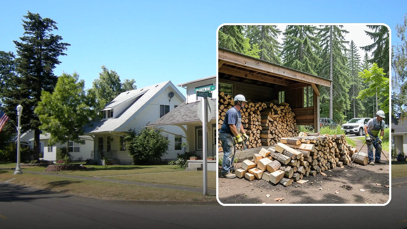 Woodshed Cleanup in DuPont, Pierce County, WA - We clear out and tidy your woodshed, removing debris, old scraps, and buildup so it stores wood properly again.