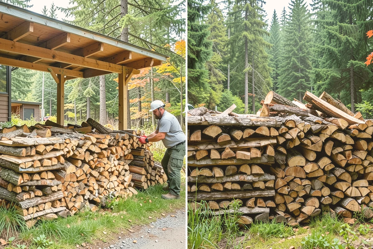 Woodshed Cleanup in Eatonville, WA - Empty loose debris, old scraps, and clutter from the shed