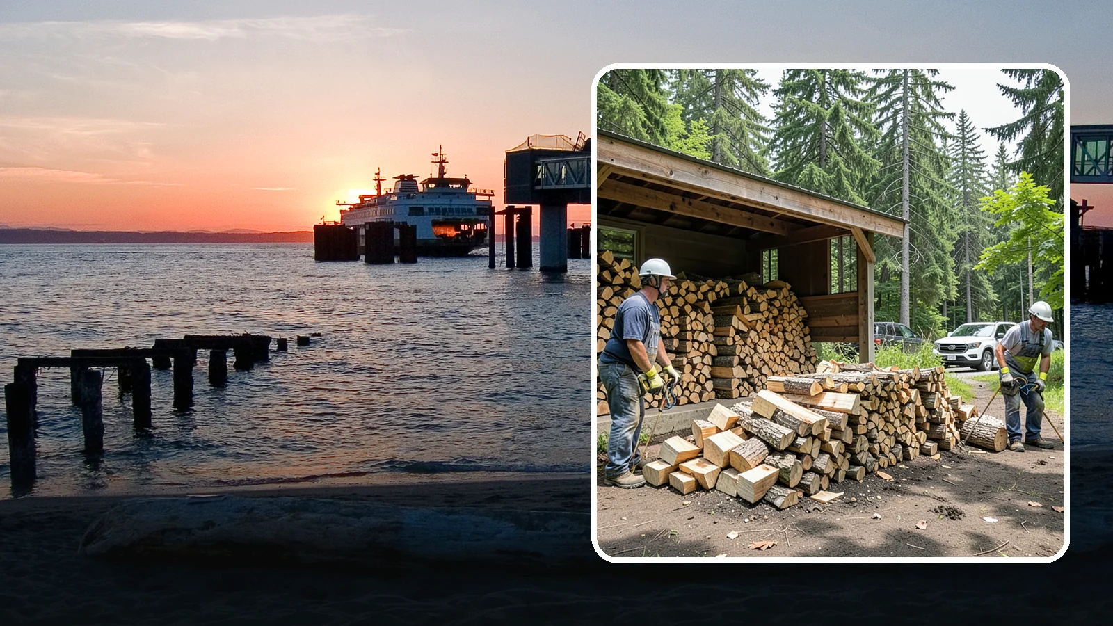 Woodshed Cleanup in Edmonds, Snohomish County, WA - We clear out and tidy your woodshed, removing debris, old scraps, and buildup so it stores wood properly again.
